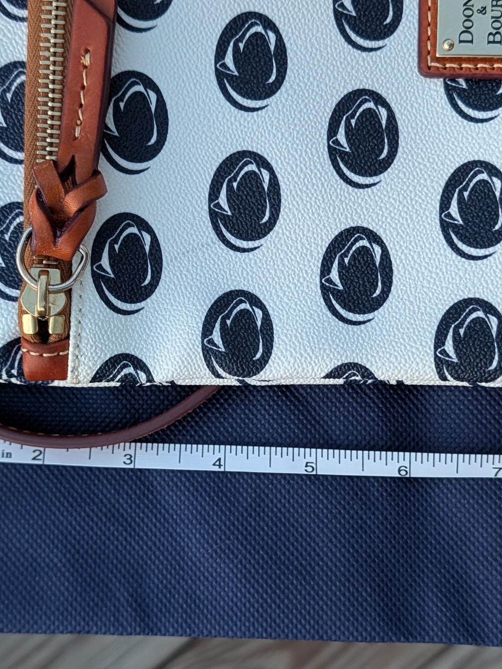 Dooney & Bourke Penn State Crossbody Bag In Pebbled Leather - Picture 16 of 16